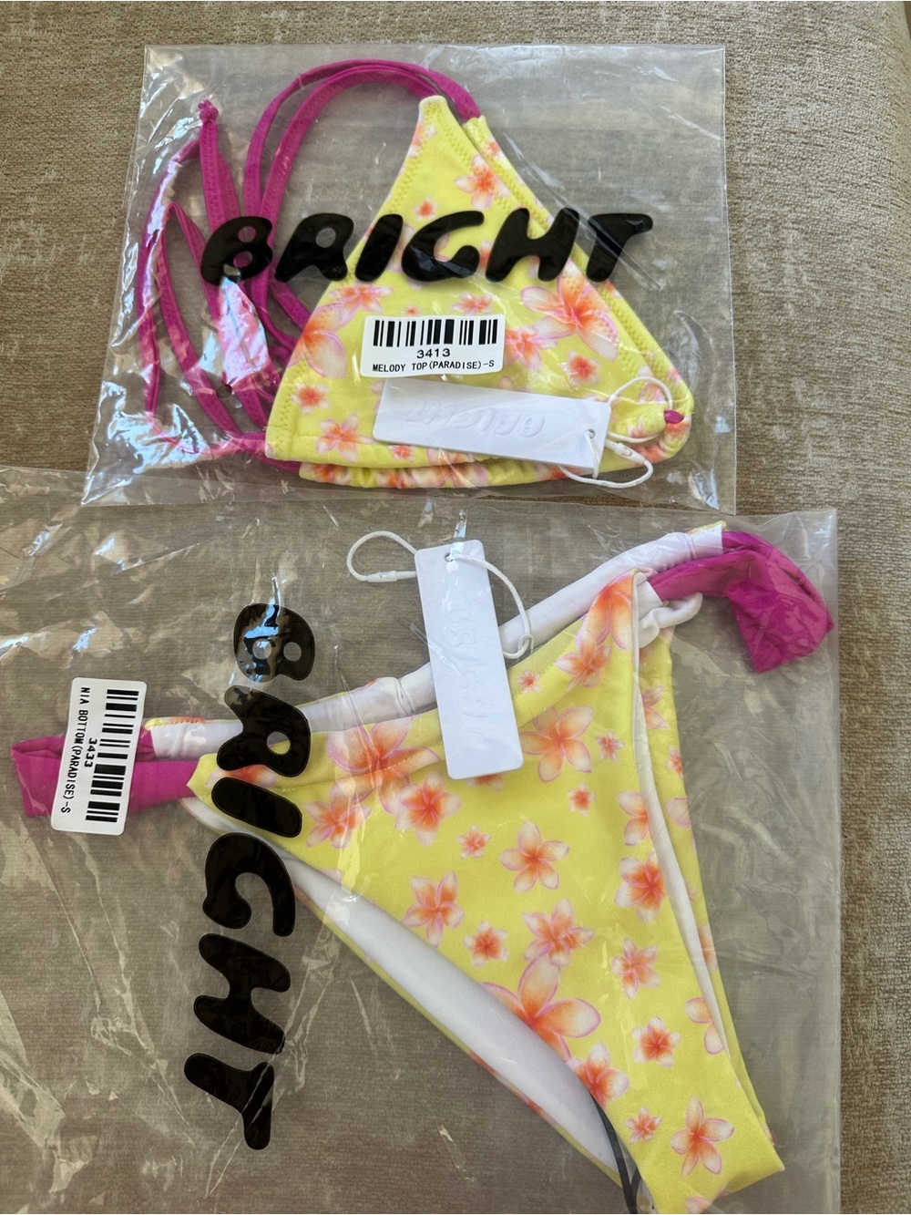 Bright Swimwear Bikini Set NWT